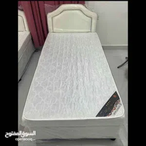 Bed.سرير جديد مع مرتبة. ( bed with mattress ) (with Vat) high quality mattress.