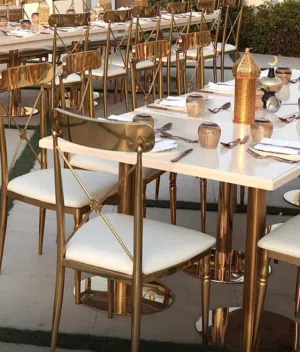 Gold chairs for sale - 500 pcs