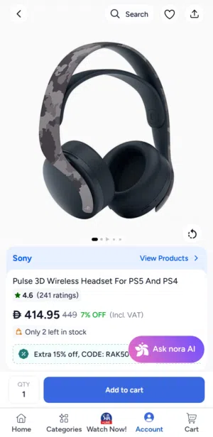 Pulse 3D Wireless Headset For PS5 And PS4