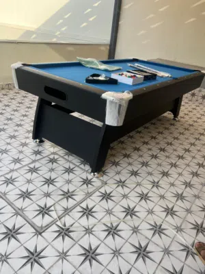 طاولة بلياردو 8 قدم ارضيه خشب مستورد يوجد خدمه التوصيل و التركيب لجميع مناطق المملكة