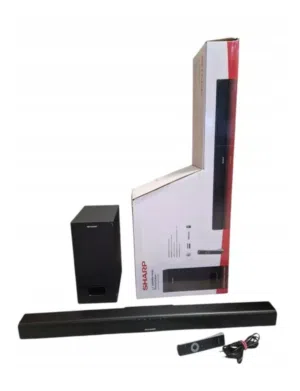 شارب اصلية ساوند بار مسرح منزلي صوت ممتاز حديدة