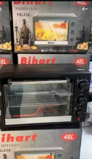 فرن Bihart 48 لتر!  سعة كبيرة 48 لتر ويا 3 وظائف للخبز والتحميص