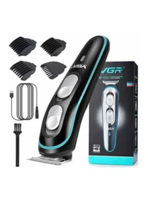 ماكينة تشذيب الشعر للرجال V-055 نافيجيتور مع شحن بوصلة USB الأسود / الأزرق One Size