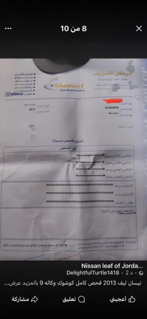 Used Nissan Leaf in Amman