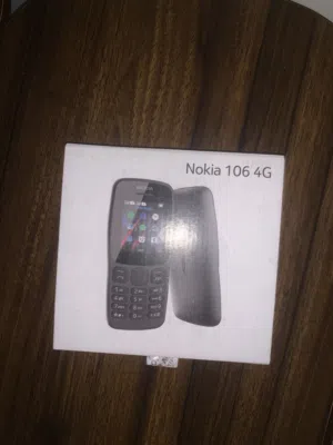 نوكيا 106 4G جديد بالكرتون وكامل أغراضه - يدعم الجيل الرابع