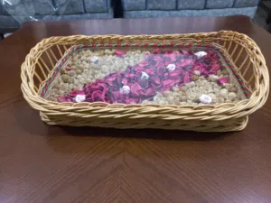 صينية قش تقديم