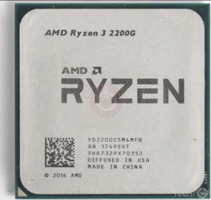 Ryzen 3 2200g للبيع حال الجديد استخدام مكتبي
