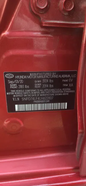 هيونداي النترا 2020، صالون / سيدان، بحالة جيدة، مرخصة، ولا تحتاج لاي صيانات او دهان نهائيا
