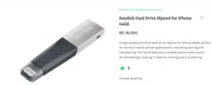 SanDisk iXpand Mini Flash Drive 64 GB For iPhone and iPad