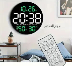 ساعات حائط مضيئة بمميزات اقرا الوصف