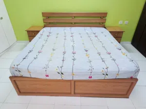 Bedroom Set with Mattress, side tables and dressing table