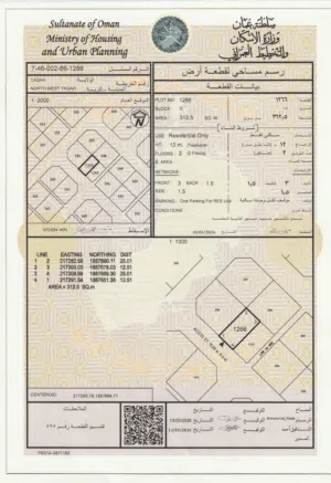 Residential Land for Sale in Dhofar Taqah