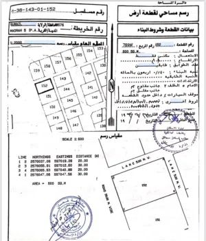 ارض للبيع في سمائل في المدرة