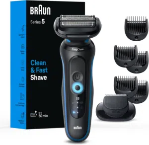 ماكنة حلاقه مع درجات من براون الفئه الخامسه Braun Electric Shaver for Men, Series 5