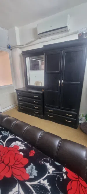 غرفة نوم خشب لاتيه اندونيسي