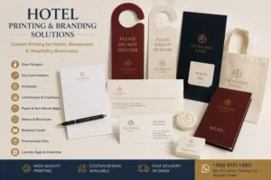 Hotel Printing & Branding Services  Muscat
