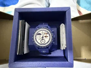 Omega Moon Swatch Moon Shine Gold