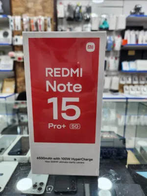 ريدمي note 15 pro plus 5G جديد كفالة الوكيل الرسمي بسعر مميز