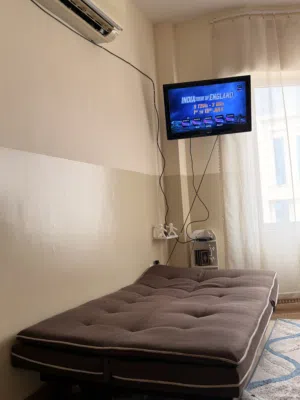 Sofa bed , Brown color