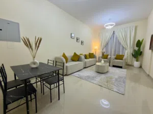 شقة مفروشة في عجمان VIPوبدون عمولة وبأرخص الاسعار والدفع شهري او نصف وشامل الفواتير وبدون شيكات