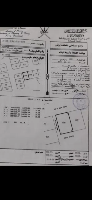 Residential Land for Sale in Al Batinah Rustaq