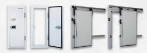 Cold room door, cold store door, chiller door, freezer door, condensing unit, bitzer compressor