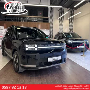 هيونداي سنتافيه الشكل الجديد (NEW LOOK) سانتافي  هايبرد موديل 2024 باللون الاسود المميز