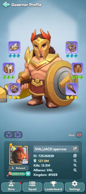 بيع حساب kingshot