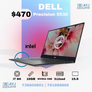 عرطه افضل لابتوب من Dell نسخة Precision بمعالج i7 وكرت شاشه NVIDIA منفصل 4GB