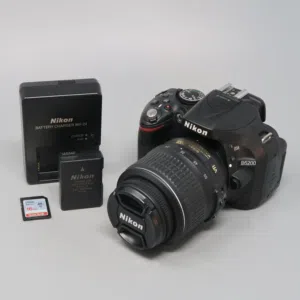 Heavy Duty Nikon D5200 DSLR barely used will all equipment for 190 only