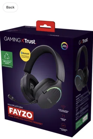 سماعة الألعاب اللاسلكي (Trust GXT 491 Fayzo )متوافقة مع PC و PS5 و PS4 و Nintendo Switch