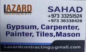 Carpenter and mason work