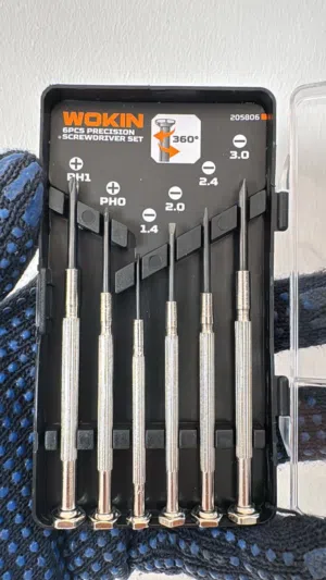 مجموعة مفكات دقيقة من WOKIN مكونة من 6 قطع مع SIYAB WOKIN 6pcs Precision Screwdriver Set with SIYAB