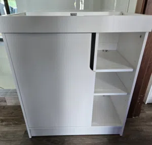 changing table and storage cabinet