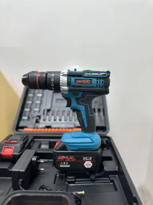 ( اغتنم العرض ) دريل بالبطارية من شركة MAX يثقب الجدار وراس حديد وارقام من 1 وحتى 25 مع نظام المطرقة