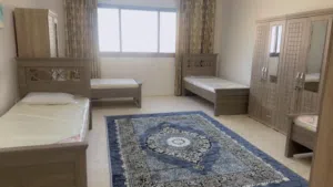 غرف مشتركة للايجار رباعيه Shared room for rent ( bed spaces