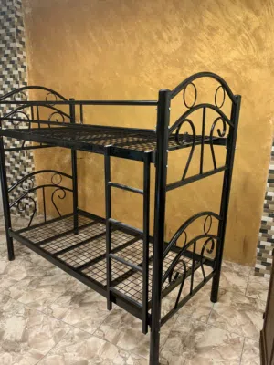 تخت طابقين طابقين حديد
