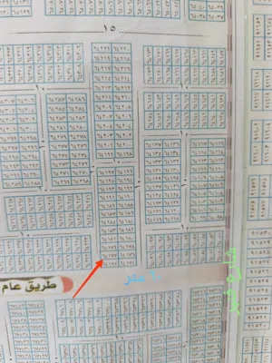 قطعة ارض سكنية للبيع في حي النداء / النجف الأشرف مقابل عمود 100