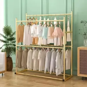 منظم ملابس قائم بذاته مزدوج الطبقات – تصميم عملي وفخم