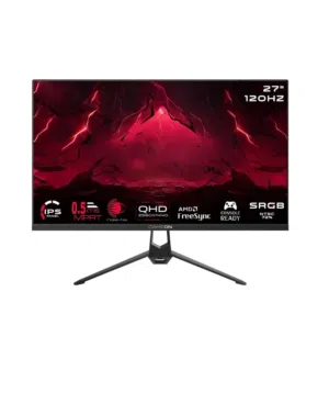 GAMEON 27" QHD 120Hz Fast IPS Gaming Monitor HDMI 2.1 Built-in Speakers Like New