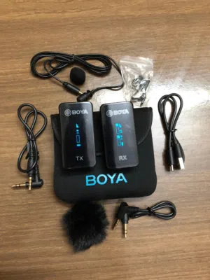 مايك بويا لاسلكي BOYA BY-XM6-S1 (جديد - كسر زيرو) للبيع مايكرفون BOYA BY-XM6-S1 الاحترافي، النظام