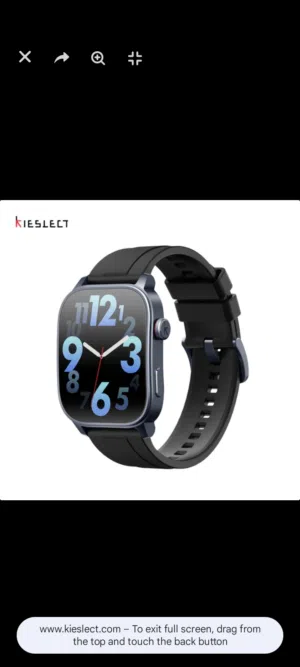 كسر زيرو فى الضمان بحاله ممتازه كأنك لسه شاريها جديدهkieslect ks3 smart watch
