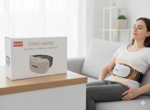 جهاز مساج البطن(Stone Needle Massager) تكسير دهون اناقه وجمال بسعر 25 دينار بس