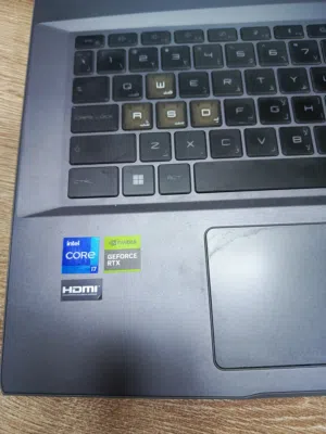 جهاز لابتوب توب جيمنج msi cor i7 الجيل الثالث عشر بكرت شاشه 4050حجم 6g