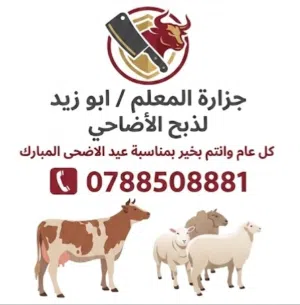 لحام متنقل لذبح الاضاحي