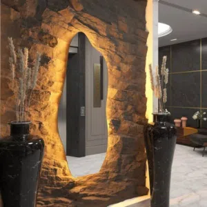 * مرايا ديكور فاخرة... * **وإضاءة مخفية....  * **أشكال هندسية مميزة... * * ** وأسعار منافسة... ! **