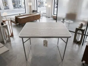 table pliable aluminium