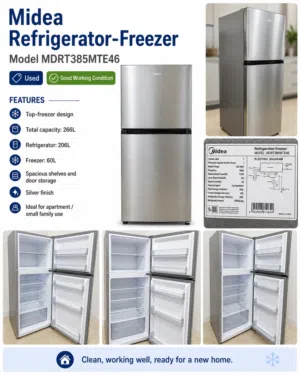 Midea Refrigerator-Freezer for Sale Model: MDRT385MTE46