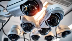 I am are working of security system CCTV camera fire alarm system advertising sign board and compute