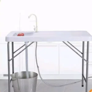 مجلى او مغسلة متنقلة مع كامل مستلزماتها